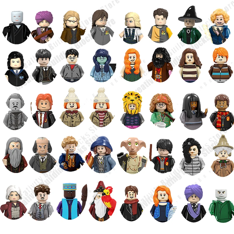 

Популярный дармблдор Феникс Поттер Полная работа 3D набор персонажей строительные блоки модели детские игрушки подарок