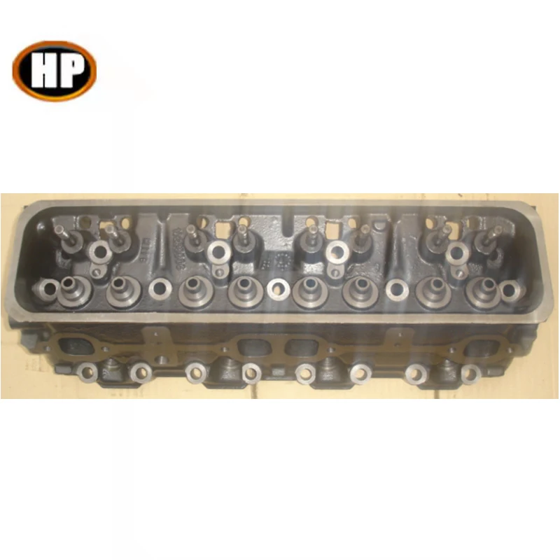 Головка цилиндра двигателя SBC GM350 SBF GM 4 головки клапана V8 12558060 для Chevrolet Chevy 350 8V