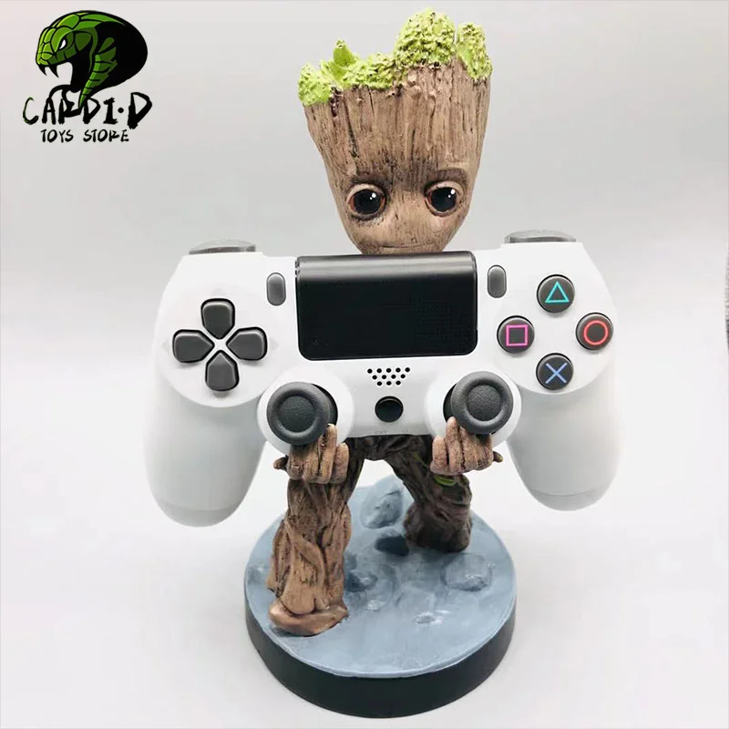 

Guardians Of The Galaxy Game Anime Figurine Child Groot Action Figure Cute Ps5 Phone Support Desktop Halloween Christmas Gift