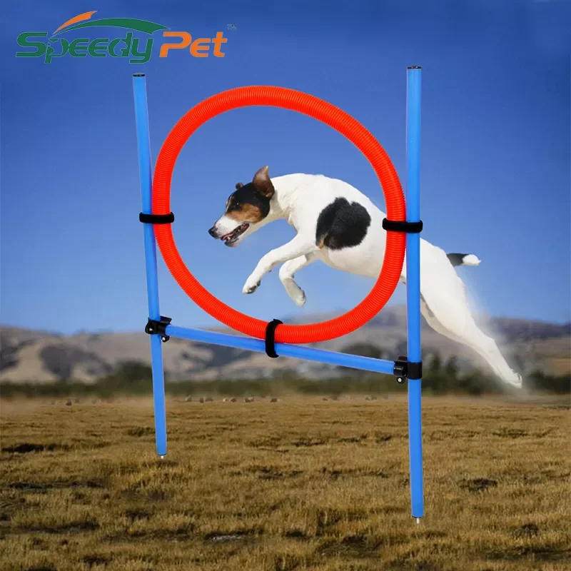 

Игрушки для собак, товары для обучения собак, Обучающие товары для прыжков для животных, синие, красные, круглые игрушки для обучения питомц...