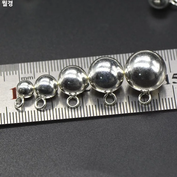 Мужская и женская круглая подвеска из стерлингового серебра 999 пробы цепочка для