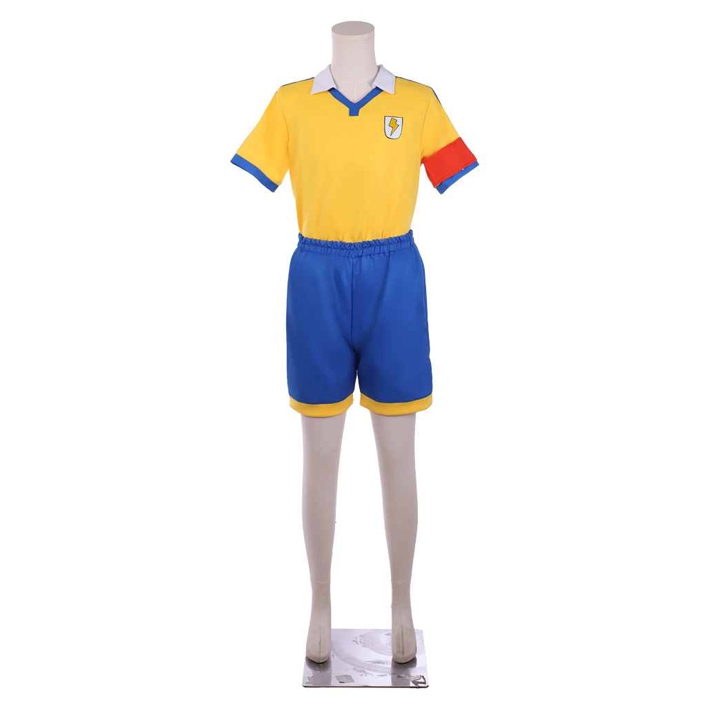 

Костюм Аниме Inazuma Eleven Raimon для взрослых студентов, футбольный Трикотажный костюм Inazuma 11, спортивная одежда для волейбола