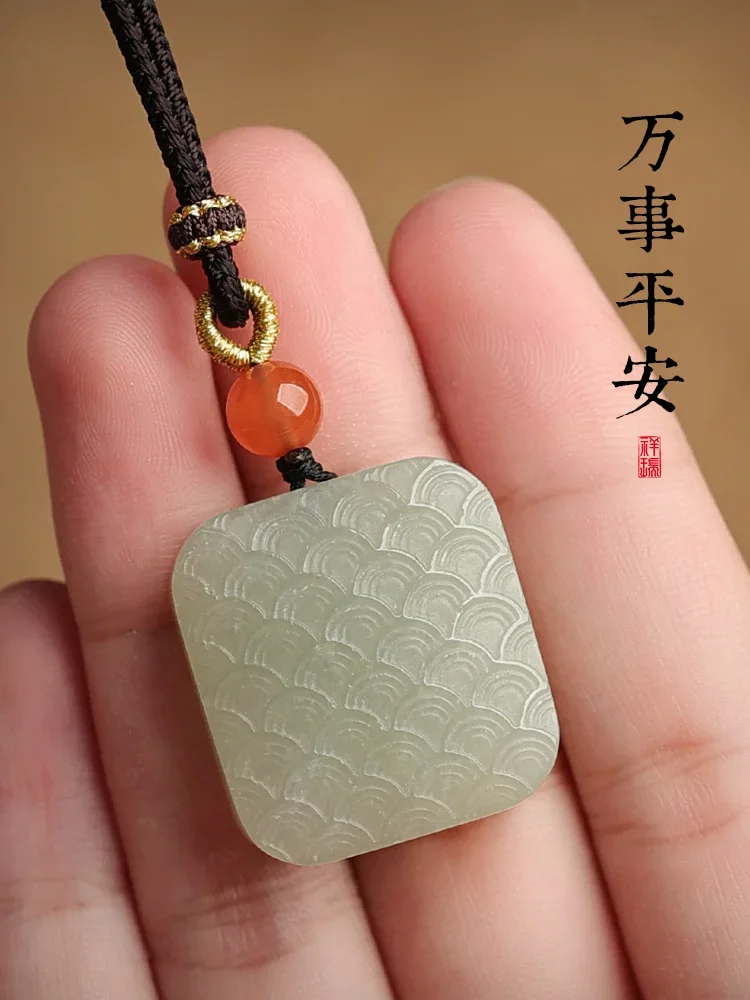Подвеска Laokeng Hetian Yuxiangyun подвеска из натурального нефрита новые мужские и женские