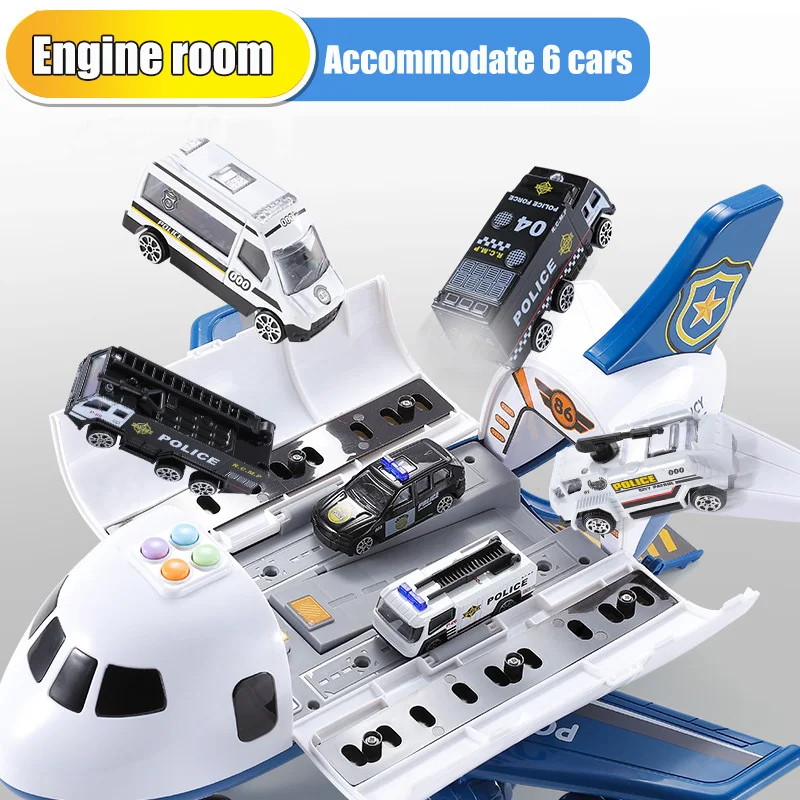 Самолет трек инерционный автомобиль игрушки для детей музыкальная история