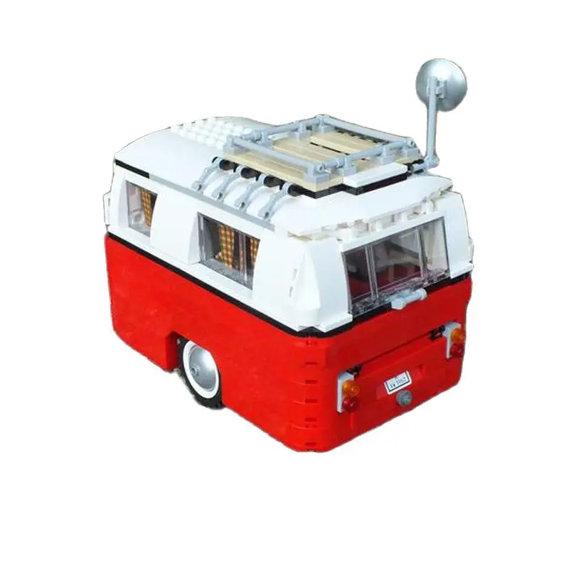 Новинка 899 шт./партия автомобильный прицеп MOC для кемпинга 10220 автобус VW T1