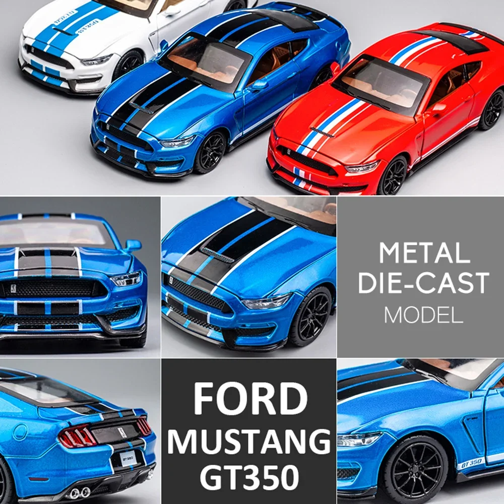 Модель автомобиля Ford Mustang Shelby GT350 1:32 высокий симулятор суперкара модель из сплава