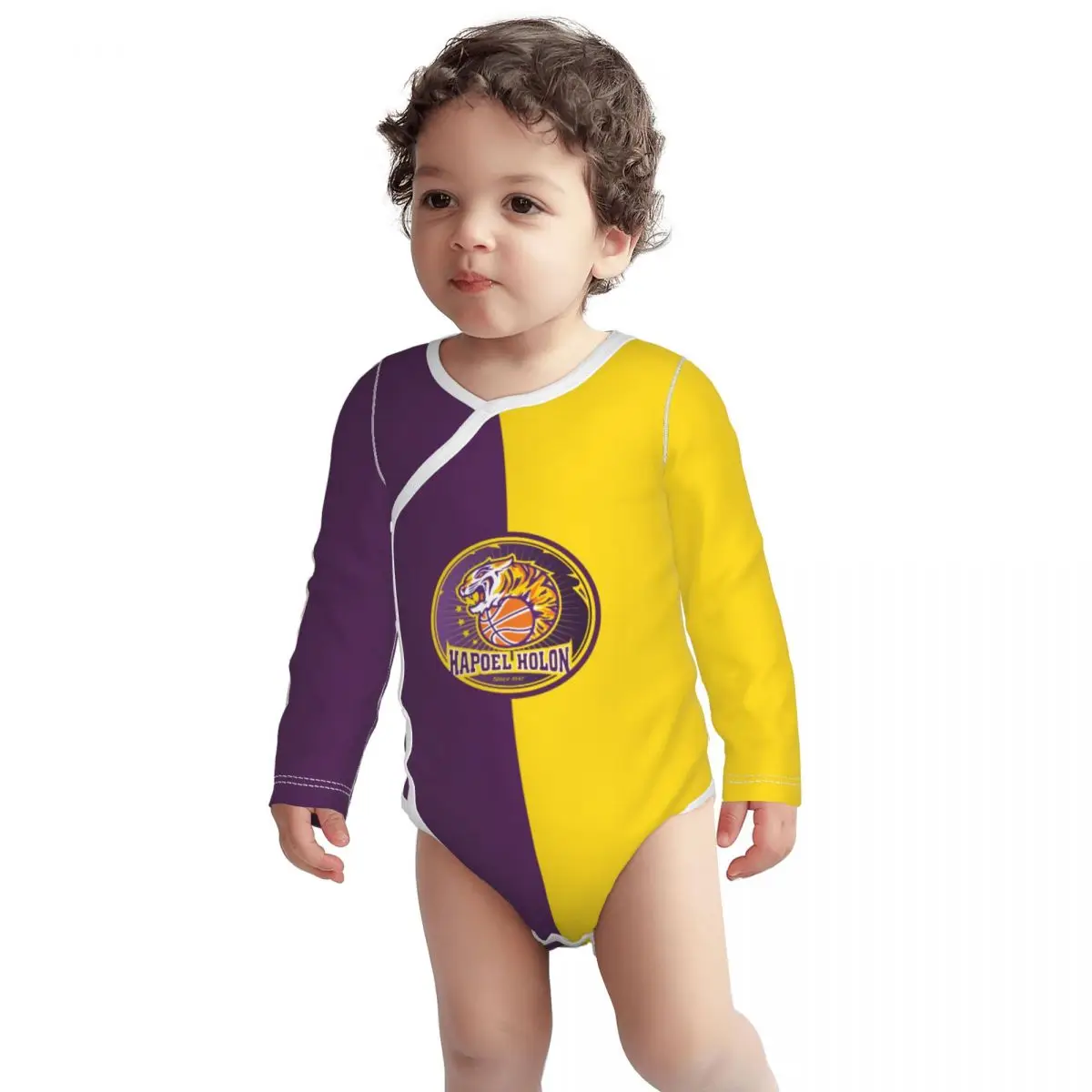 

Israel Hapoel Holon Bc Unisex Toddlers and Babies' Soft Thermal Long Sleeve Onesies Bodysuits Baby Romper