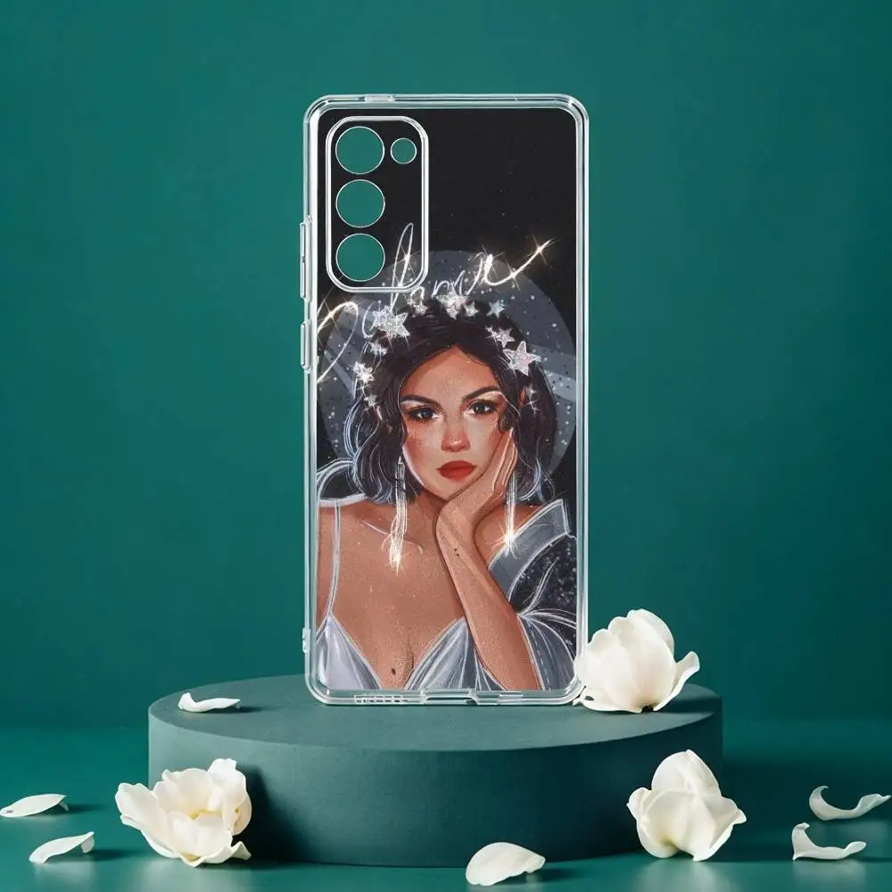 Фото Чехол для телефона S-Selena G-Gomez Singer для Samsung Galaxy S24 S25 S23 S22 S21 Plus S24 S25, прозрачный чехол-накладка №4