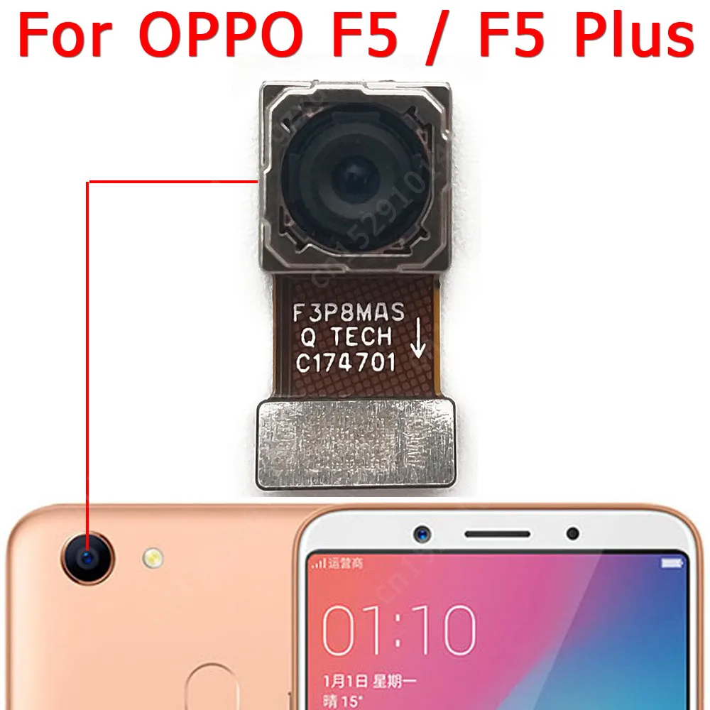 Для OPPO F1s F3 F5 F7 F9 F11 Pro задний вид большой передний модуль камеры для селфи запасные