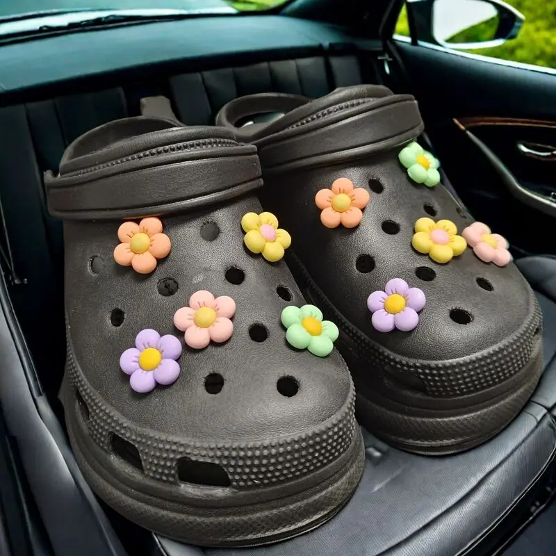 10 шт. декоративные подвески для обуви с 5 лепестками