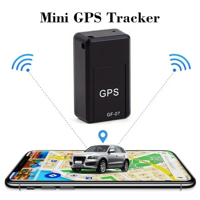 

GPS-локатор с дистанционным управлением, маленький сильный магнитный автомобильный трекер для защиты от кражи и потери, трекер для отслеживания автомобиля, артефакт Gf-07