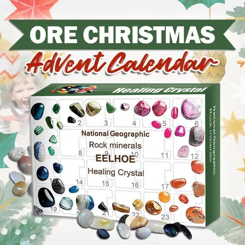 

24Grids Ore Christmas Advent Calendar 2021 Christmas Countdown Toys Christmas Decoration Themed Kids Junior Ore Gift Mystery Box