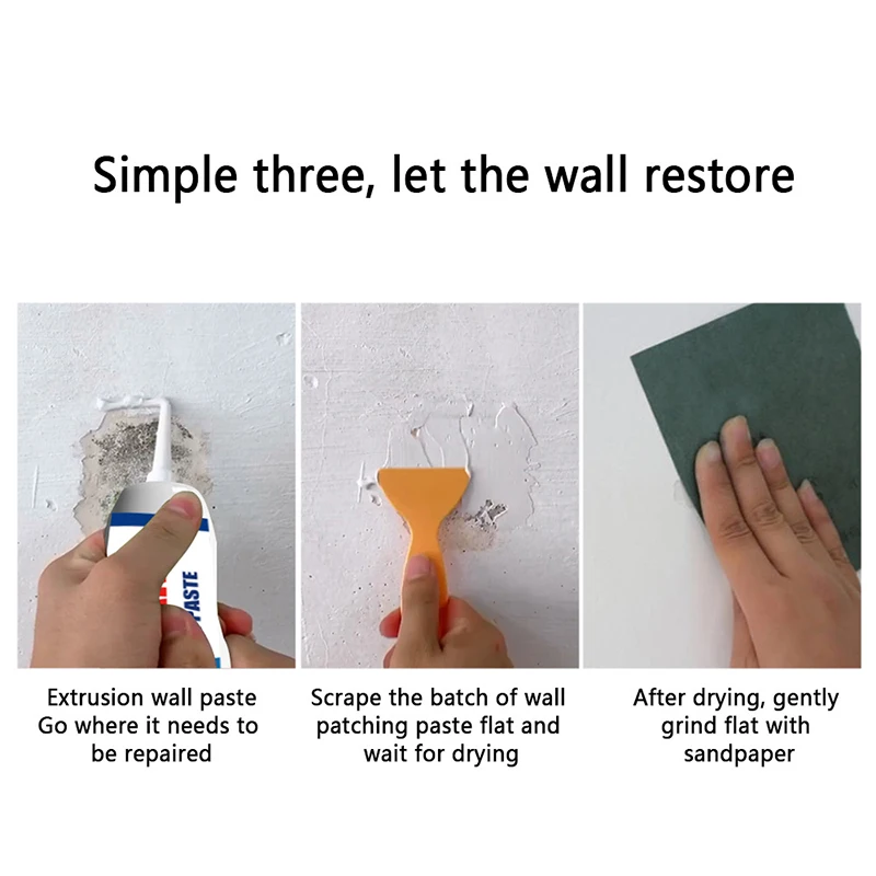 

Instant Repair Paste Professional Gaps Repair Cream Agent for Home Wall Concrete TSL1