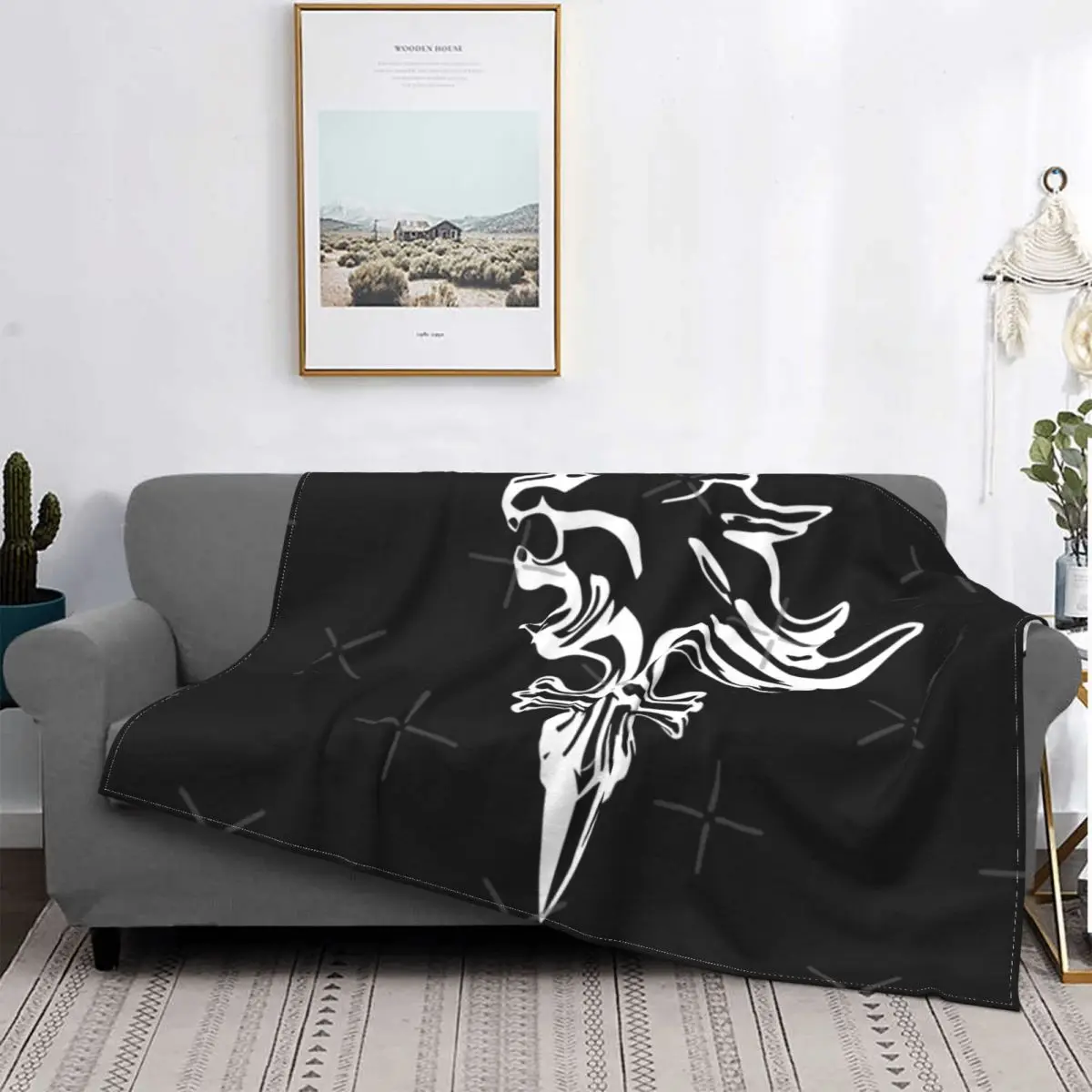 Манта последней фантазии Viii для cama colcha alfombra a cuadros de Anime Manta double en el sofah |