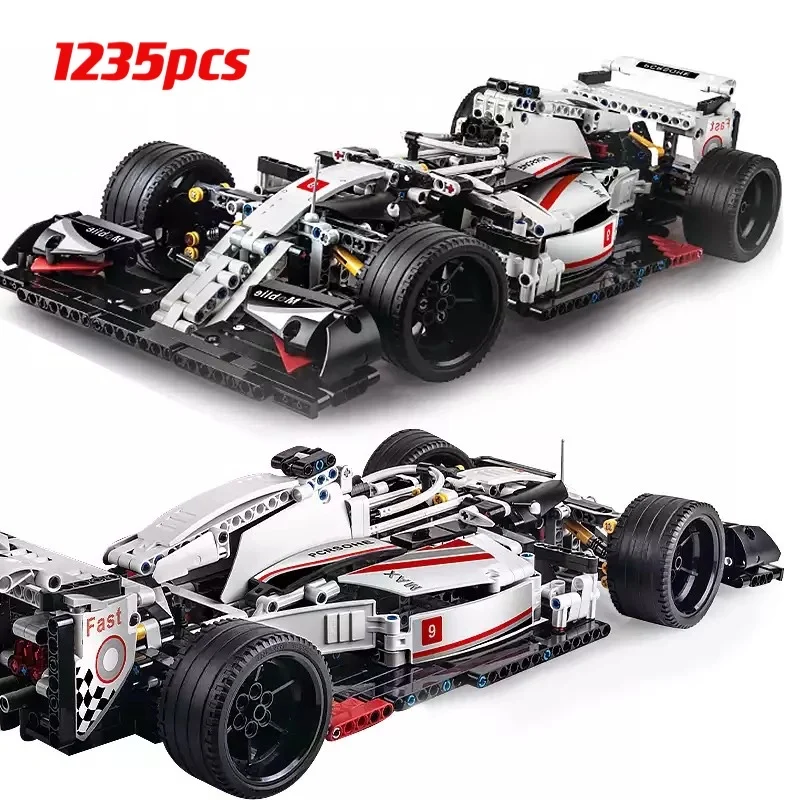 

Конструктор MOC F1 Детский развивающий, 1235 шт.
