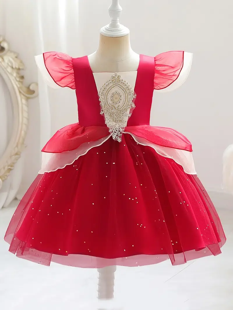 

Детское платье принцессы, официальное платье на Рождество, вечеринку, день рождения, косплей, китайский новый год