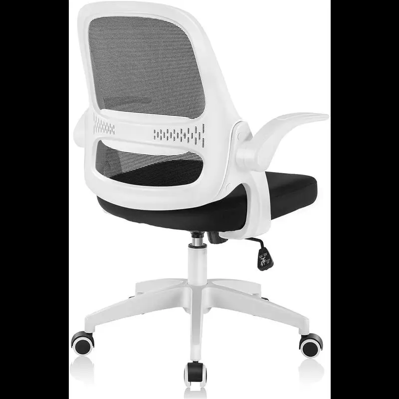 

Офисный стул Wfs, настольное кресло, стулья для дома и офиса, с откидными подлокотниками, регулируемая высота, черный