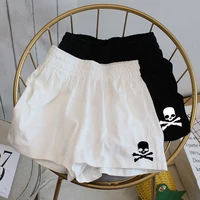 gothic y2k skull print shorts korean fashion casual shorts harajuku vintage street pants oversize shorts female direct sales