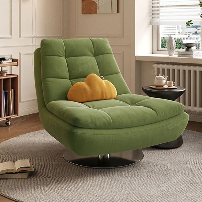 Удобный одноместный диван-стул мягкий черный ленивый напольный диван