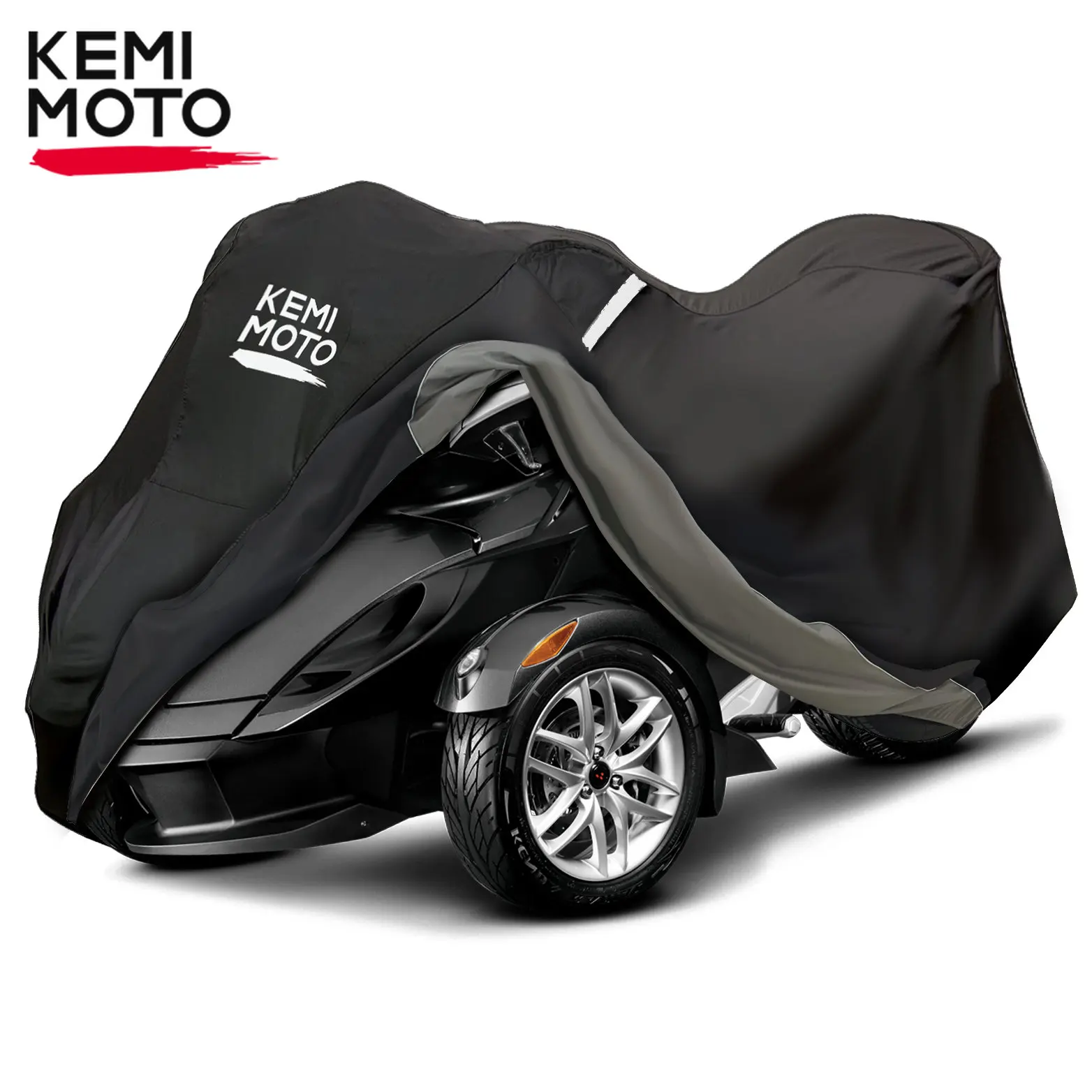 

Compatible with Can Am Spyder RS ST GS RS-S ST-S On-Road 210D Waterproof UV Protect Vehicle Full Cover w/ Breathable Holes