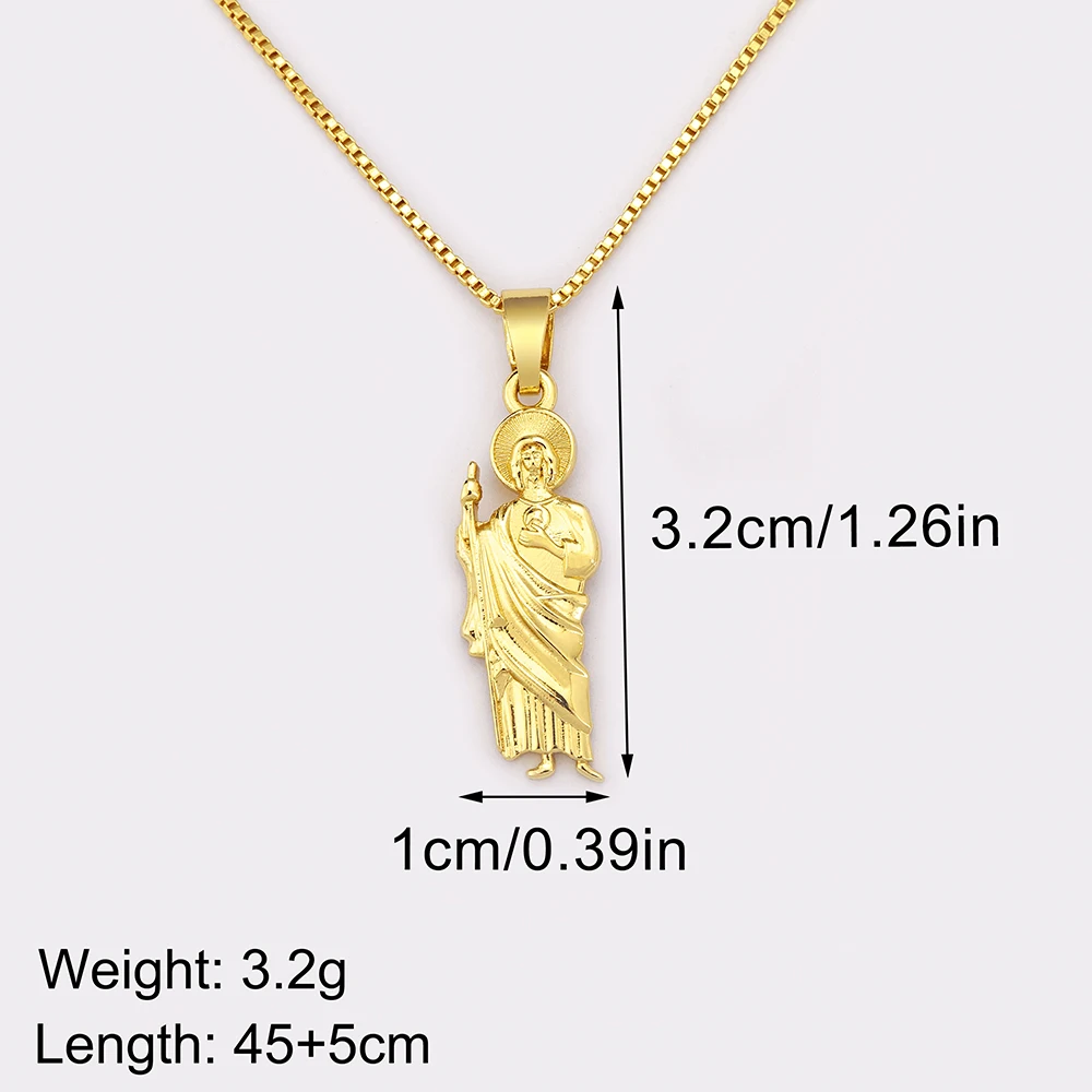 Женская цепочка с подвеской Дева Мария универсальная до ключицы размер S/M/L