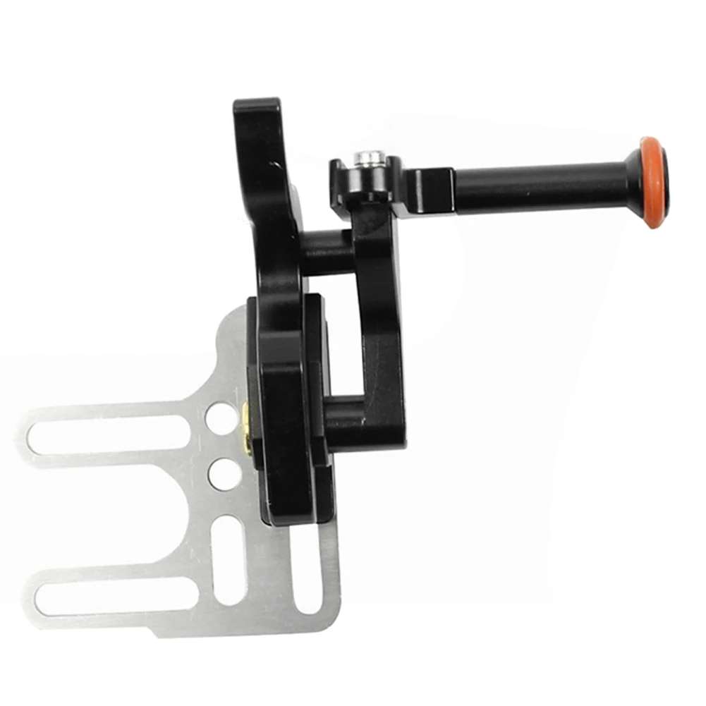 

Adjustable Shutter Trigger Extension Rod for 9 Action Cameras Diving Mount SLR Underwater Tray AdapterBlack