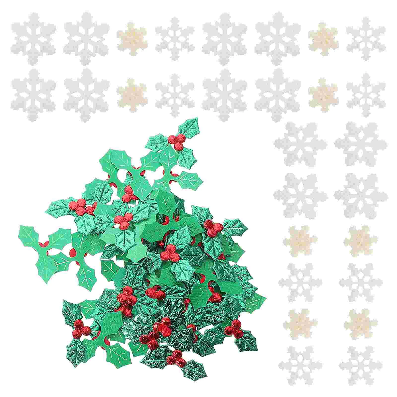 Снежинка декоративный материал мини-украшения с ягодами Холли для изготовления