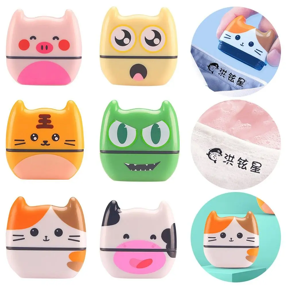

Cartoon Waterproof DIY Schoolbag Children Name Stamp Labeling Books Kid Clothing