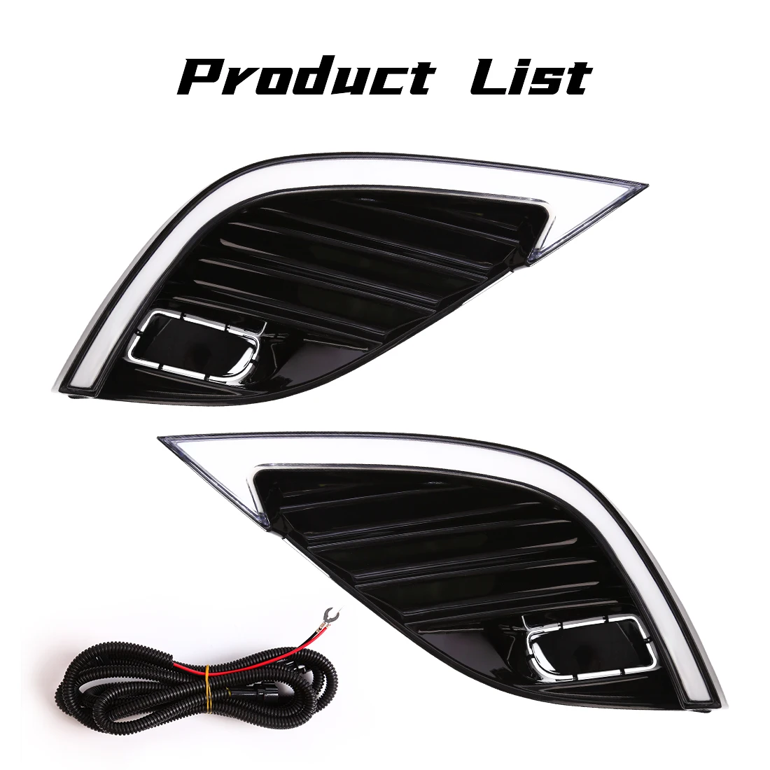 

Для Toyota Camry SE XSE 2018 2019 2020 8th DRL противотуманные фары светодиодные дневные ходовые огни передний бампер дневные фары указатели поворота 12 В