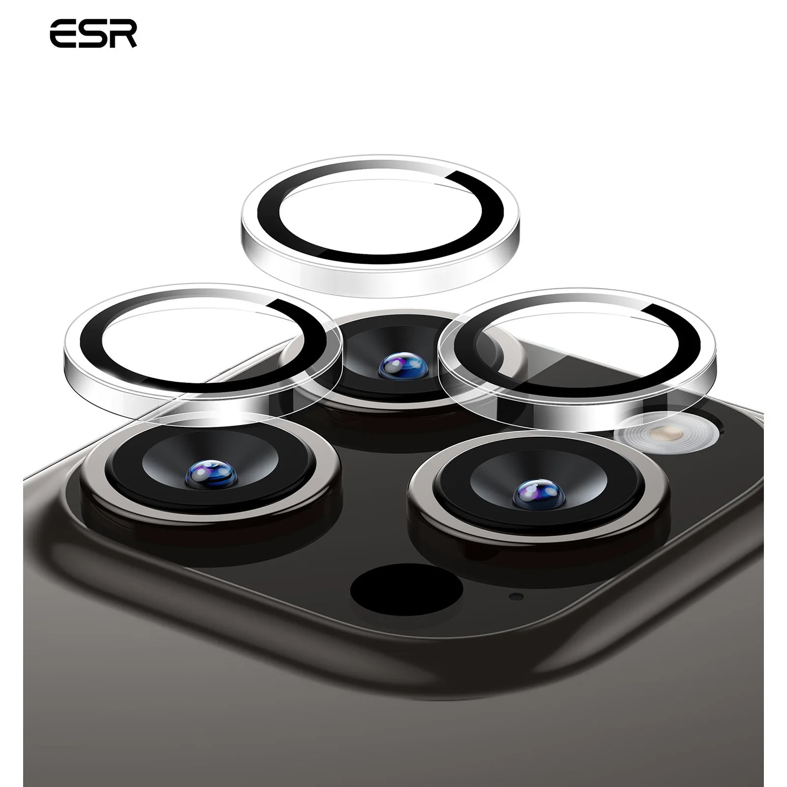 

ESR for iPhone 15 /15 Plus Tempered-Glass Lens Protectors for iPhone 15 Pro Max Camera Protectors Lens Protection Glass Film