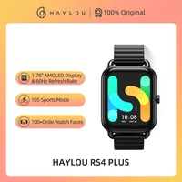 HAYLOU RS4 Plus Smartwatch 1.78'' AMOLED Display 105 Sports Modes 10-day Battery Life Smart Watch For Men Women Smart Watch 1