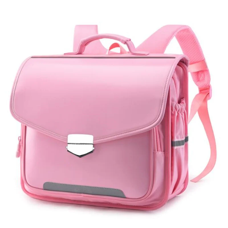 

Японские школьные ранцы для девочек и мальчиков, рюкзак для начальной школы, водонепроницаемый рюкзак из искусственной кожи для книг на день рождения, Новое поступление 2023