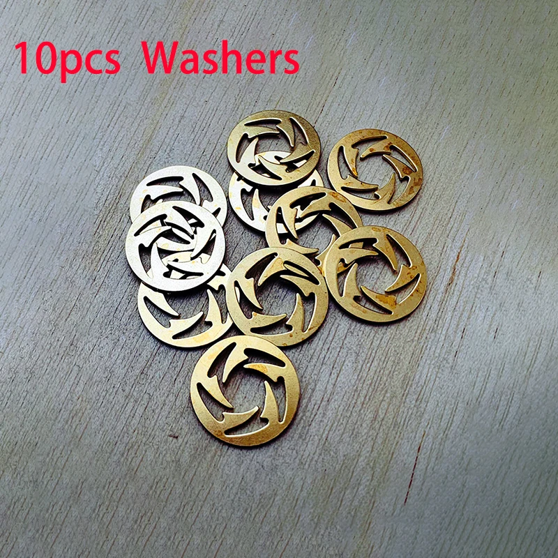 

10pcs/lot Custom Knife Gasket Brass Washer For Benchmade Griptilian 551 550 552 710 720 723 730 DIY Making Accessories Bearing