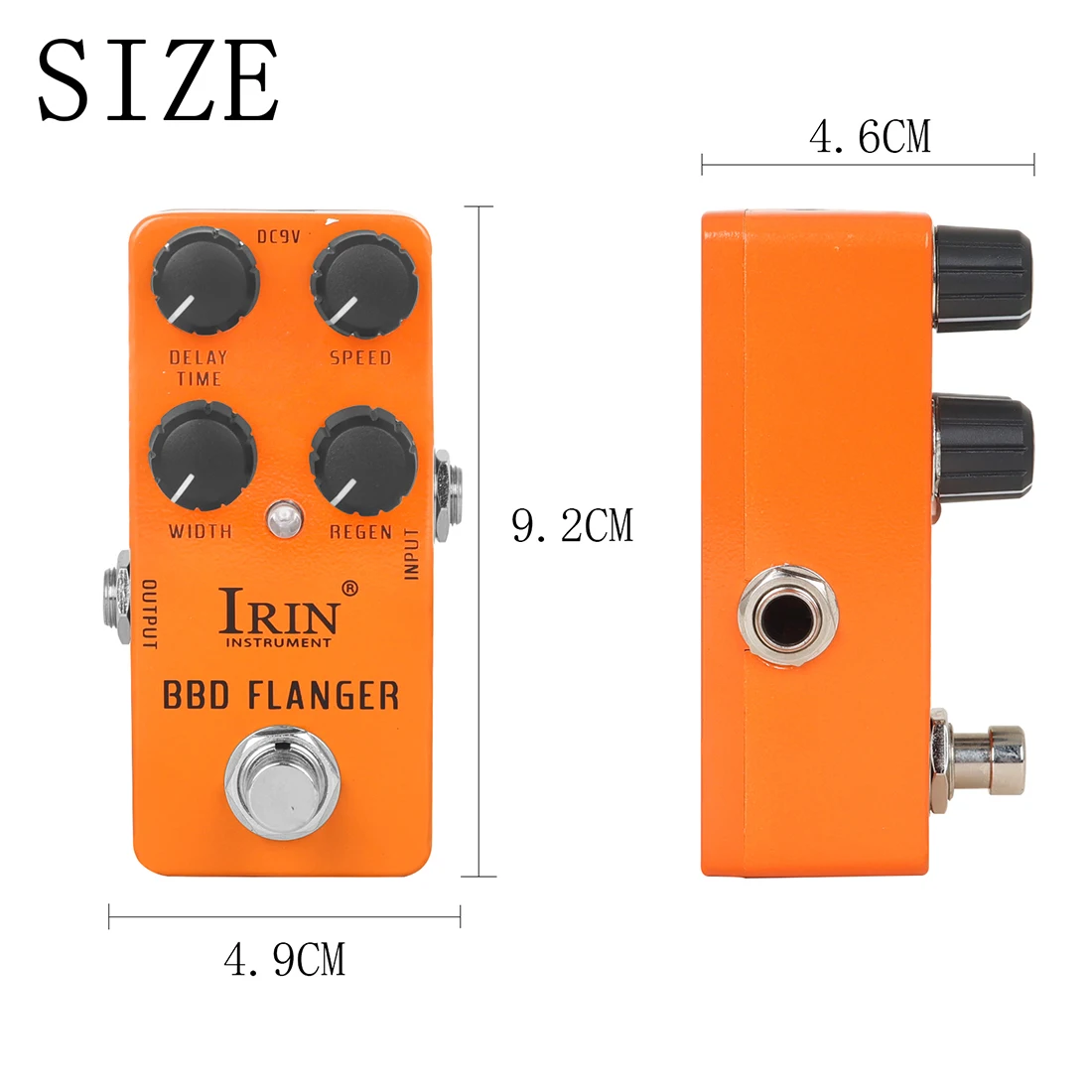 IRIN RS-08 BBD FLANGER Классические фланцевые эффекты Мини одиночный эффект электрогитары