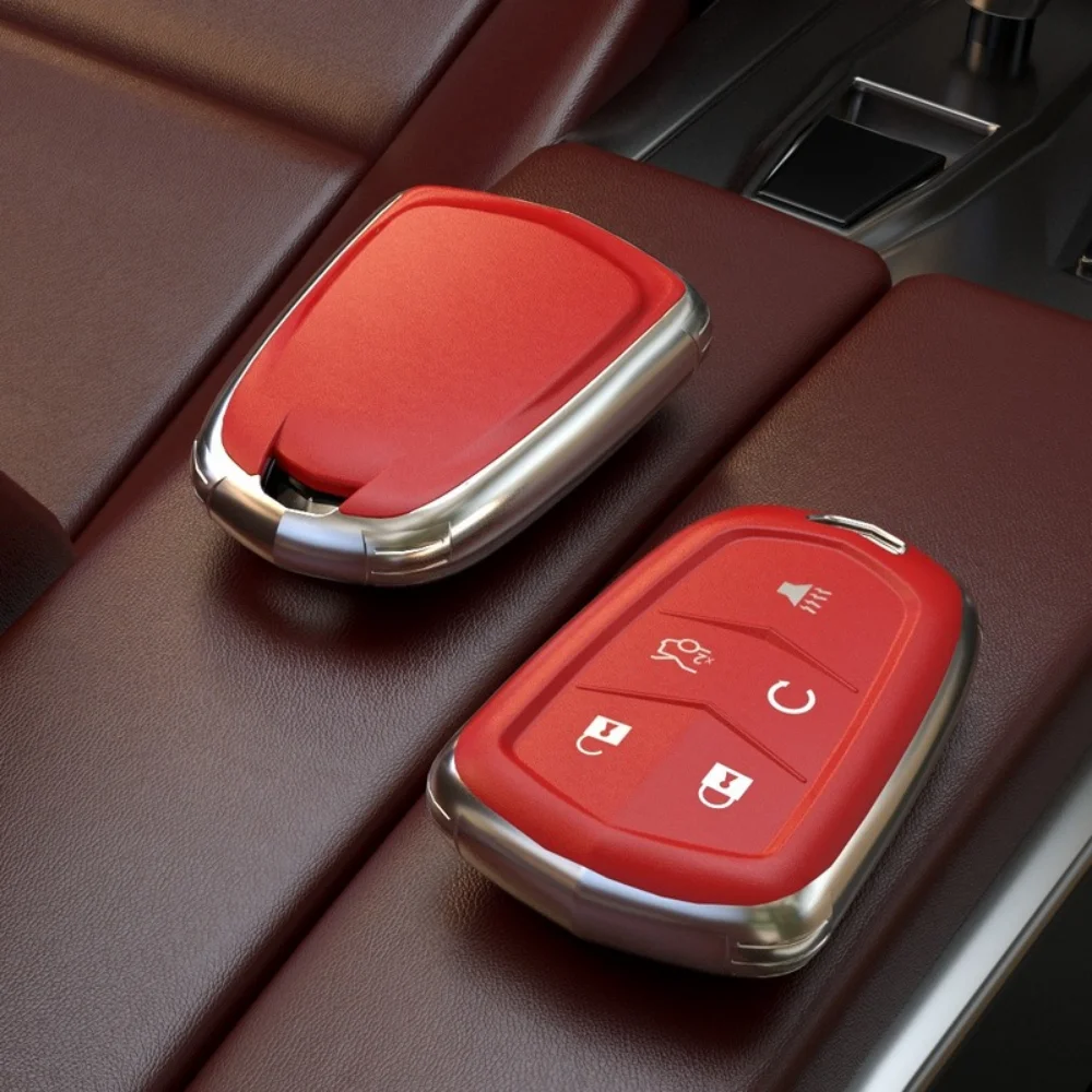 

Для Cadillac ATS-L XTS XT5 CTS CT6 ATS 28T SRX Escalade 2015 кожаный ТПУ автомобильный пульт дистанционного управления, чехол, защитные аксессуары