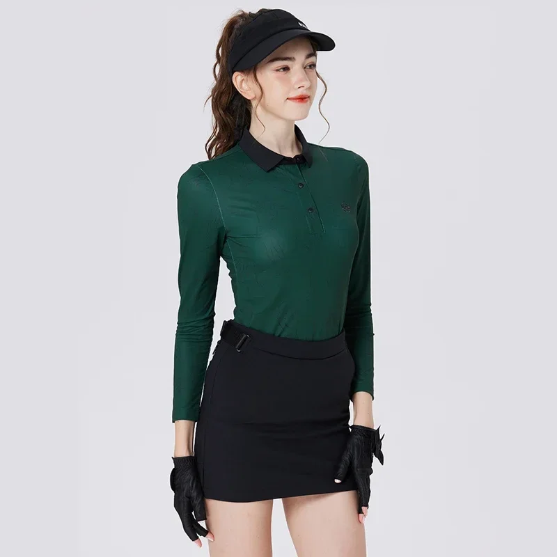 Высокое качество 2024 осенне-зимняя новая рубашка-поло профессиональный топ с