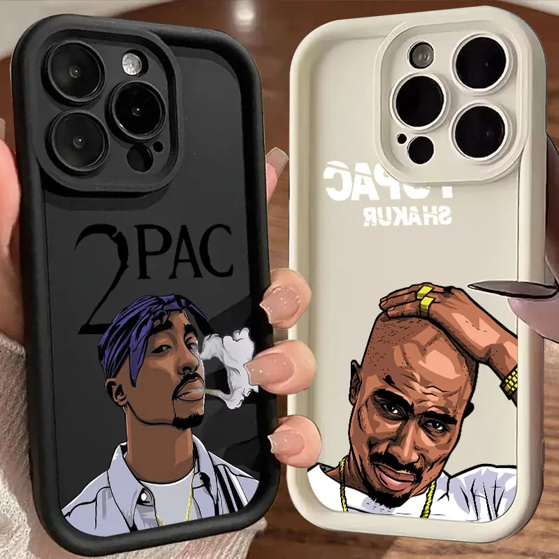 Горячий чехол для телефона Rapper Tupac 2PAC Oppo Reno12 Reno11 Reno10 Reno8 Reno7 Reno6 Z T F Pro Plus 4G 5G с мягкой