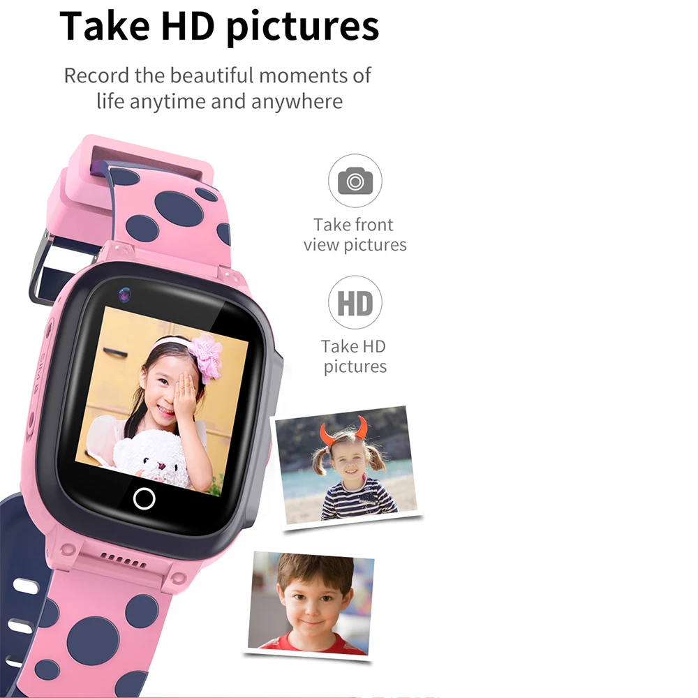 Обновление Y95 Kids Smart Watch Phone 4G GPS Wifi IP67 Водонепроницаемый Смарт-часы Детский трекер