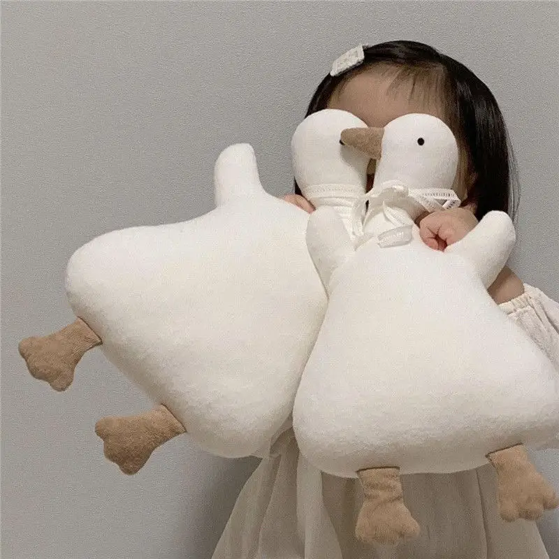 

Ins Korean Style Plush Toy Duck Sleeping Doll Pillow Girl Children Sleep Companion Doll Comfort Ragdoll