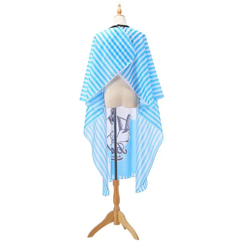 

Professional Haircut Hairdressing Barber Cloth Blue Hair Styling Design Hair Cutting Cloak Hairdressing Tools Styling Accessorie