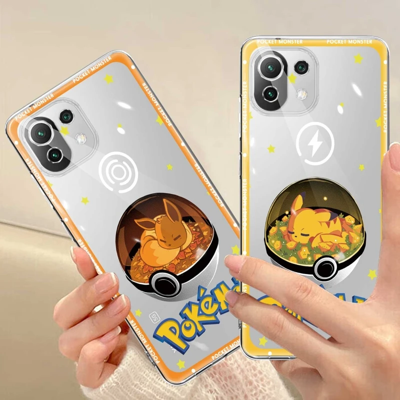 

Pokemon Pikachu Squirtle Gengar Manga Funda Case For Xiaomi Mi 11 Lite M5s POCO X3 NFC M5 12T Pro 11T 5G 13 Note 10 9T 12X 10T