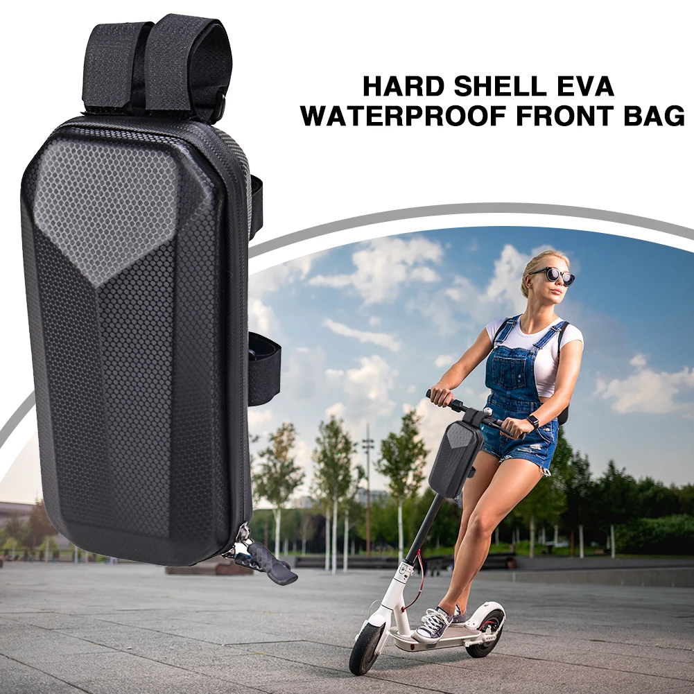

Frame Scooter Hanging Bag Folding Bike Bicycle Pouch Hard Shell Front Waterproof for Outdoor Cycle Biking Entertainment