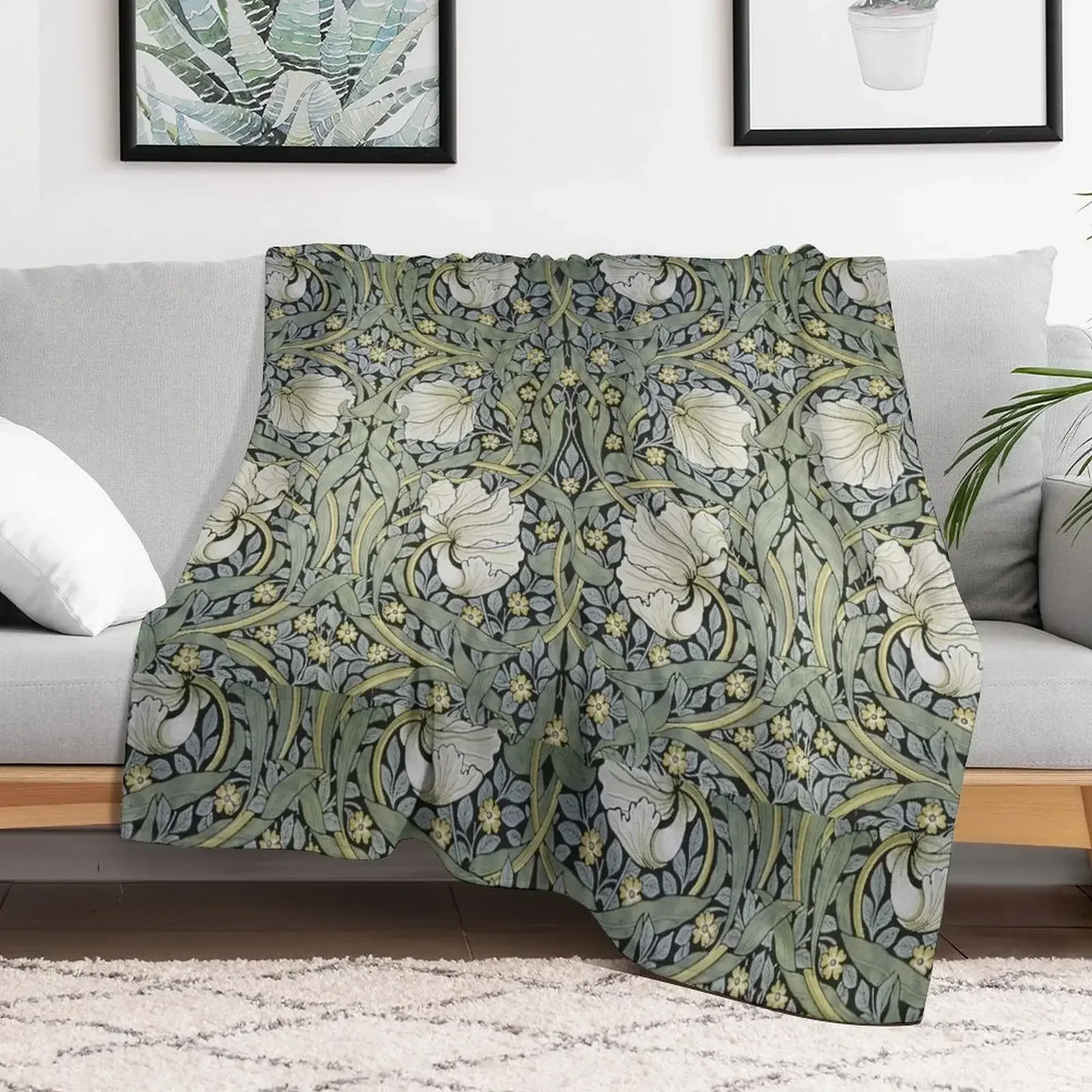 William Morris - Плюшевые тонкие одеяла с дизайном Pimpernel