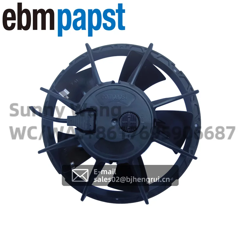 Фото ebmpapst W1G200-EA91-45 230 В переменного тока 200 мм 27 Вт 0,74 А 2200 об/мин Холодильное хранилище Осевой охлаждающий вентилятор с холодной цепью для супермаркета №4