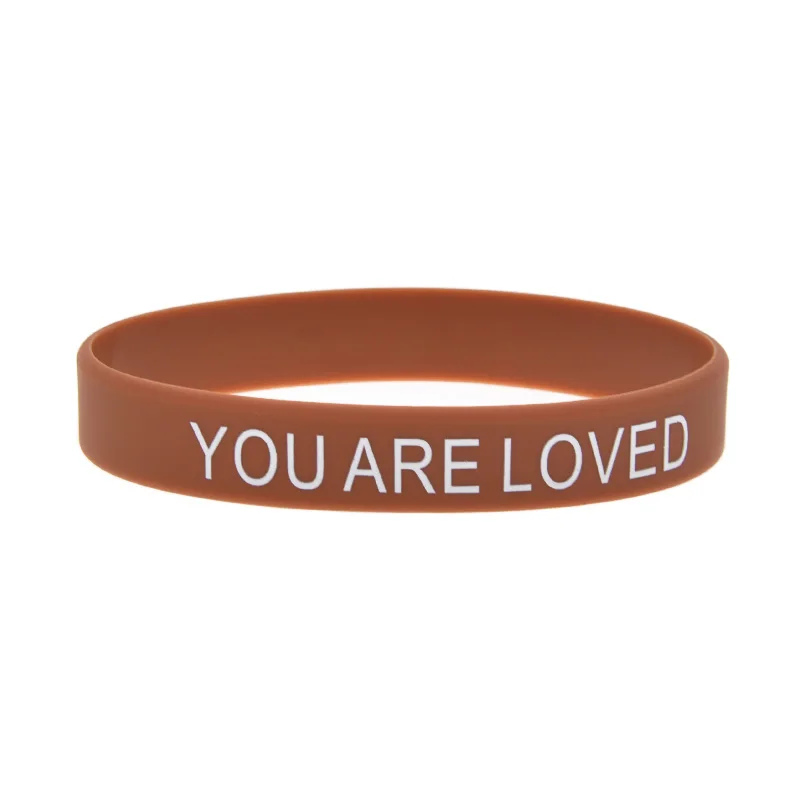 50 шт. Храбрый укостюм мечты Мотивационный силиконовый браслет Резиновый Следуй