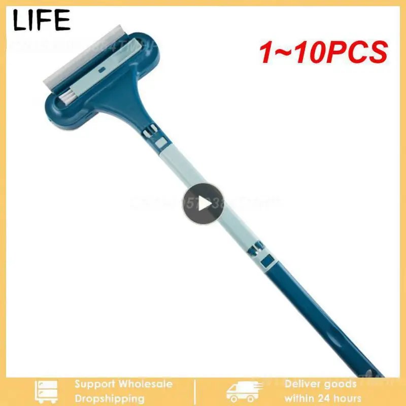 

Многофункциональная щетка для москитного экрана, скребок для швабры, длинная ручка, с отверстиями для подвешивания, для кухни, 1-10 шт.