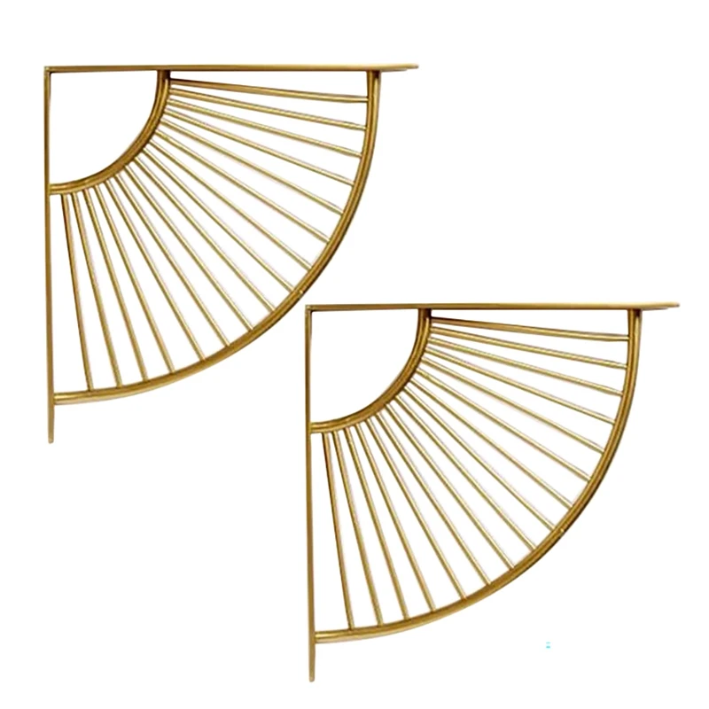 

Wall Hanging Decor Sector Bracket Metal Craft Bracket Floating Shelves Shelf Brackets Rack For Home Office Restaurant