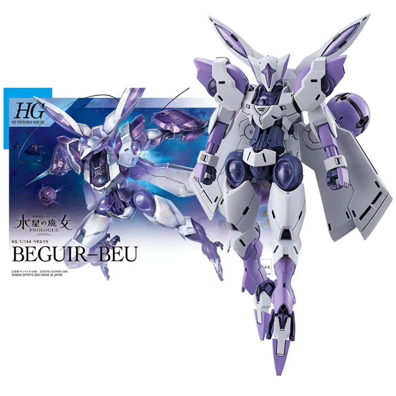 Bandai Genuine Gundam The Witch From Mercury Hg 1/144 Beguir-Beu Collection Gunpla Anime Action Figure Kids Toys Free Shipping
