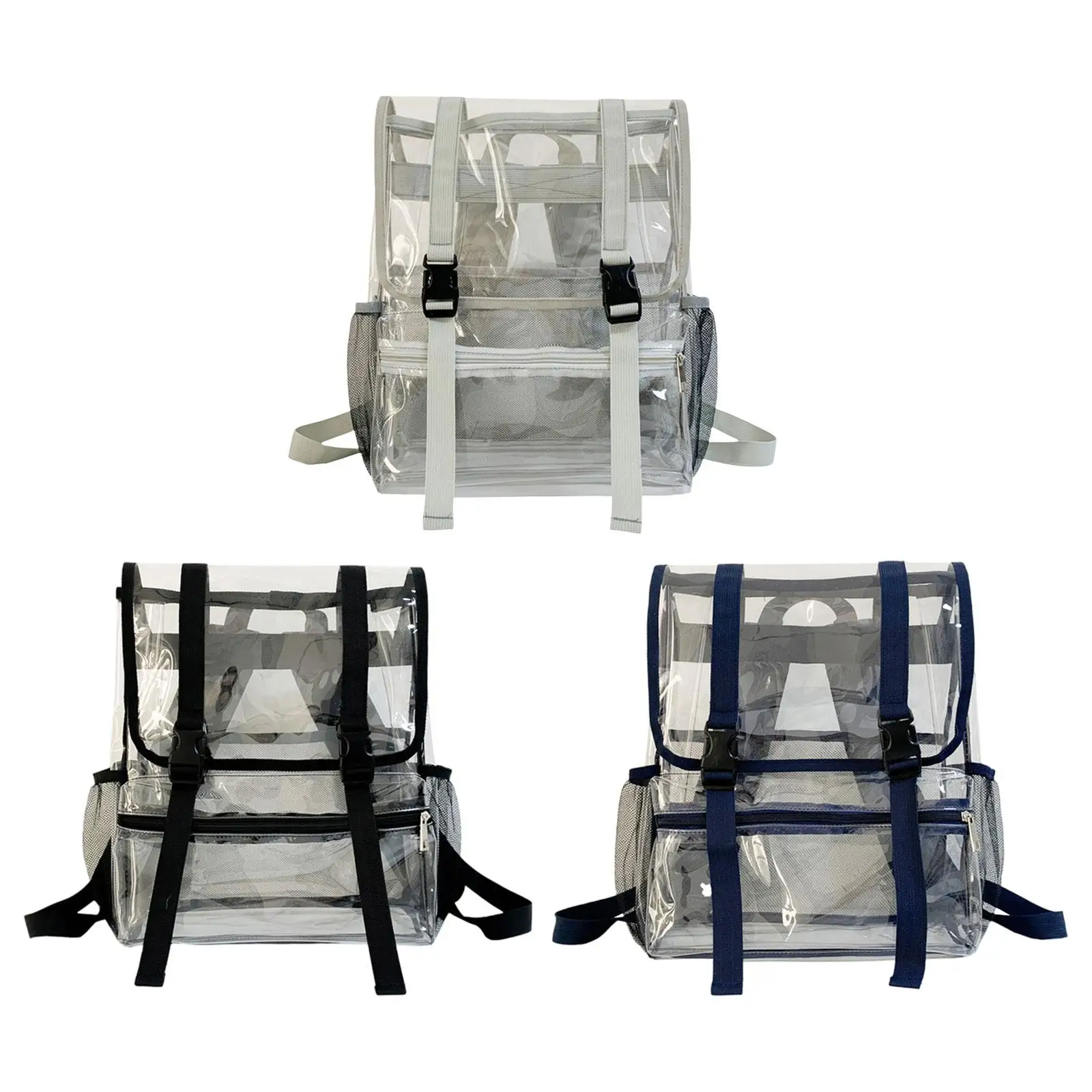 

Прозрачная сумка, рюкзак, рюкзак, прозрачный рюкзак из ПВХ для мужчин и женщин, для взрослых и девочек, для занятий спортом на рабочем месте