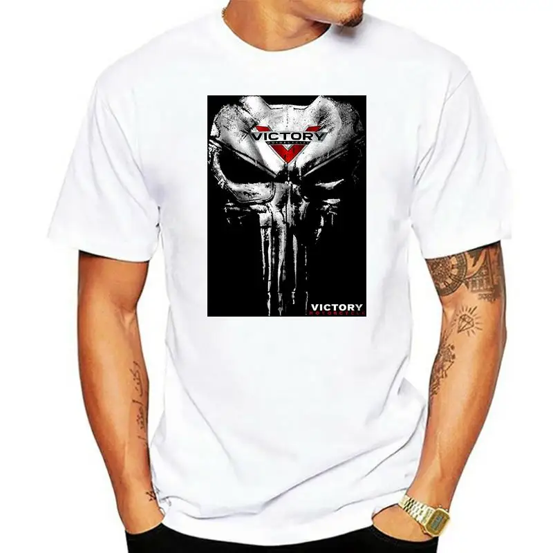 

Victory Motorcycle Skull So cool Mans US shirt Size S To 5XL